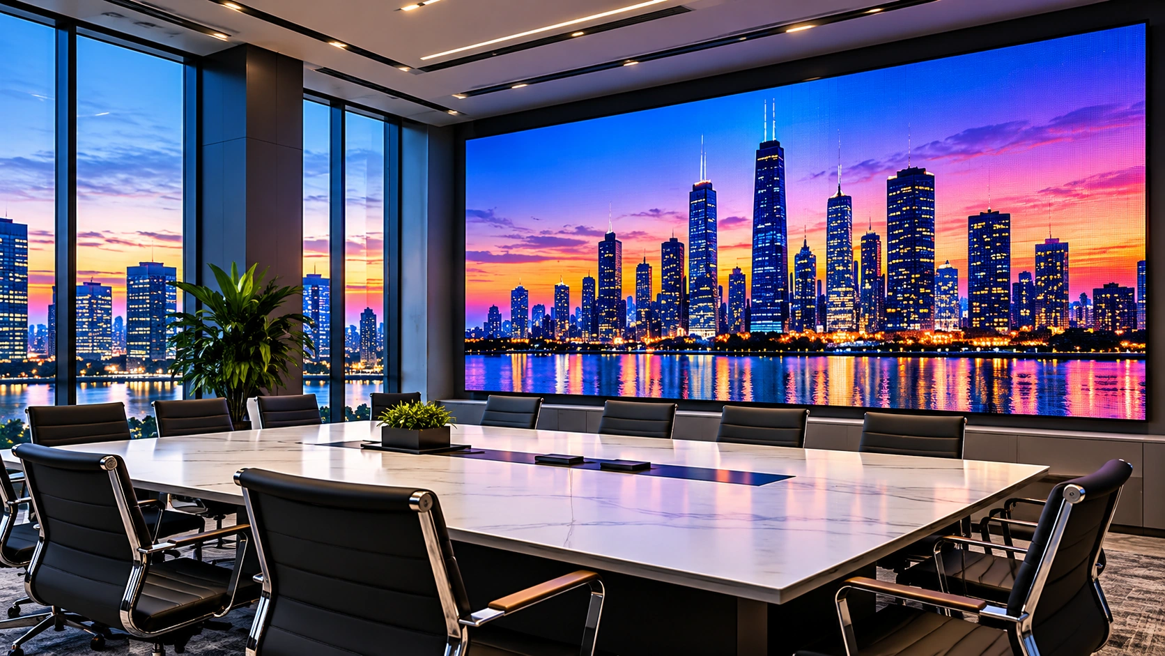 High brightness indoor LED wall